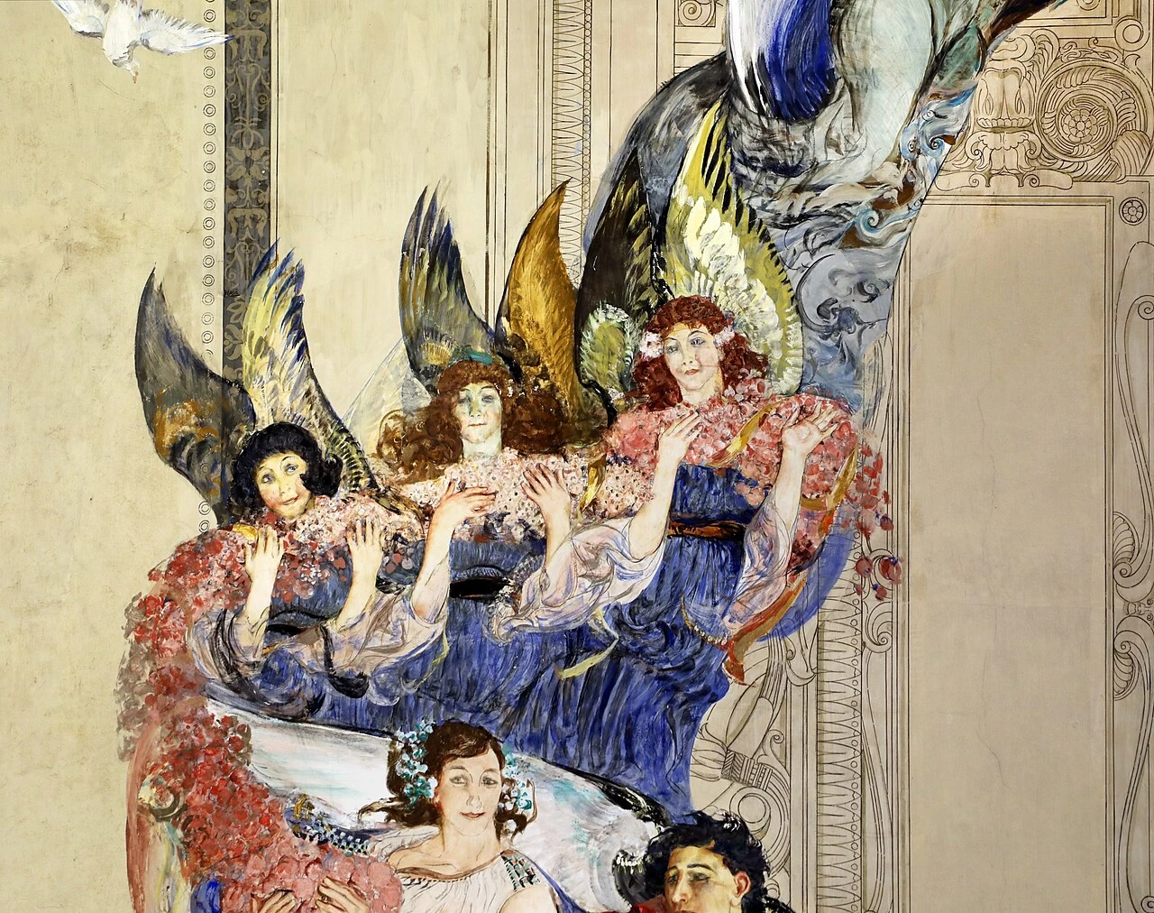 Allegorie della gioia e della poesia, 1928 - Bar Liberty, dettaglio 5